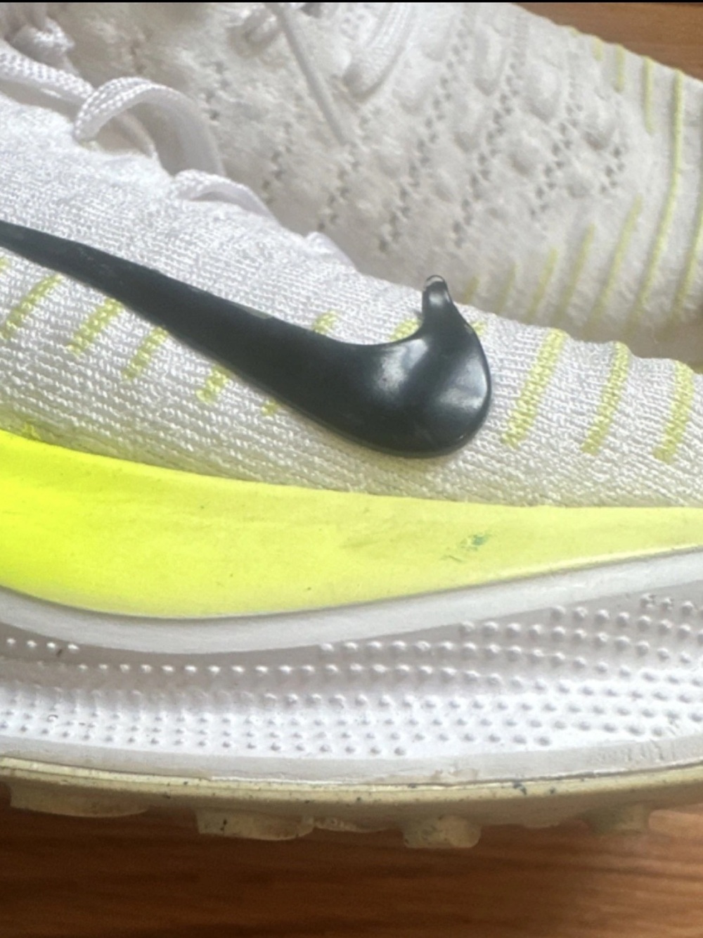 Nike ReactX Infinity Run 4 Men’s 8 Sneaker White Light Lemon Twist - Picture 2 of 12